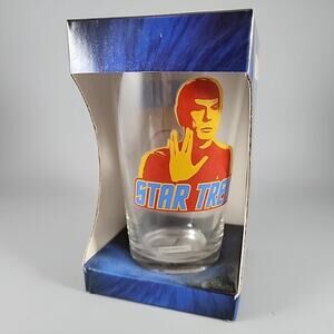 Star Trek Spock Live Long and Prosper Glass Tumbler 2009 CBS Studios 80079 New
